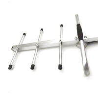 Antenne TV numérique Yagi extérieure avec connecteur F 8dBi longue portée 1080P DVB-T2 ATSC HDTV pour zones rurales