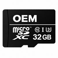 Carte MicroSDXC OEM 32 Go, carte mémoire flash UHS-I U3 V30 A1 haute vitesse, carte TF pour vlogueur, streaming en direct, caméra, smartphone