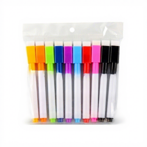 Marqueurs pour tableau blanc, bande magnétique, effaçables, à base d'eau, stylos à dessin pour enfants, logo personnalisé disponible, 50 pièces par sac OPP - Product Image 5