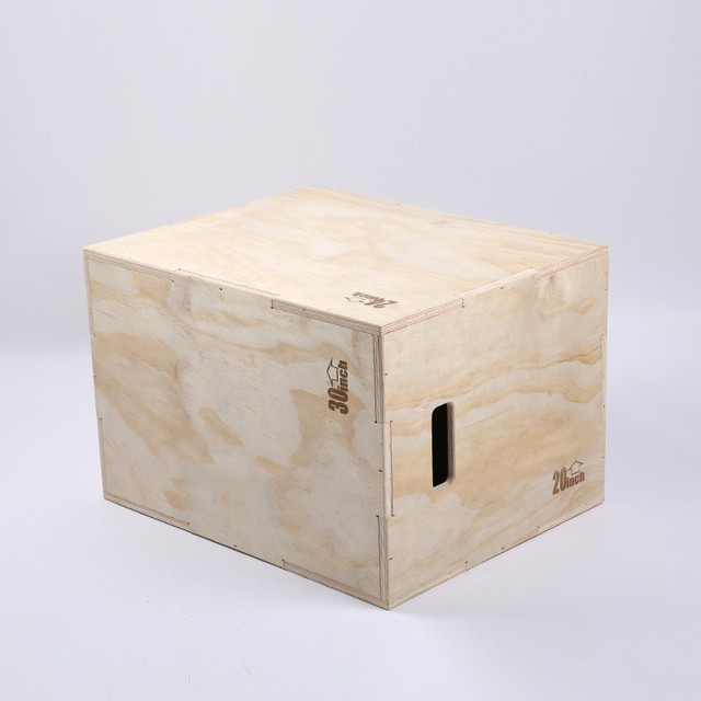 Factory Direct Sale KR FITNESS KR037 3 1 Wood Plyometric Box for Jump Training Conditioning 30/24/20 24/20/16 20/18/16 16/14/12