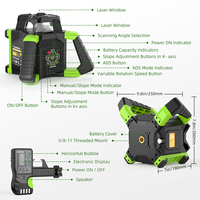 Récepteur et clip arrière Huepar RL300HVG, adaptateur professionnel pour niveau laser