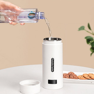 Portable Kettles Cup 500ml 220v <b>Tea</b> Coffee Kettle Travel Boil Water KeepWarm Kitchen Appliances <b>Thermo</b> Off Water Boiler Double - Product Image 3