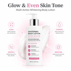 <span class=keywords><strong>Crème</strong></span> hydratante pour la <span class=keywords><strong>peau</strong></span>, les mains, les jambes, éclaircissant, blanchissant, correcteur de points noirs, lotion pour le corps avec AHA Niacinamide - Product Image 2