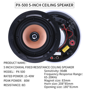 Hệ thống âm nhạc nền thông minh Tuya 10 inch, loa âm trần 8*30W, bảng điều khiển trung tâm thông minh, amply gắn tường - Product Image 6