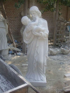 Statues de Jésus-Christ en marbre blanc pur de Chine à vendre STONE-SJ001 - Product Image 4