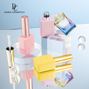 Muestra gratis al mejor precio color personalizado mate sauqre <span class=keywords><strong>10</strong></span> envase de esmalte de uñas de vidrio vacío con cepillo ovalado - Product Image 4