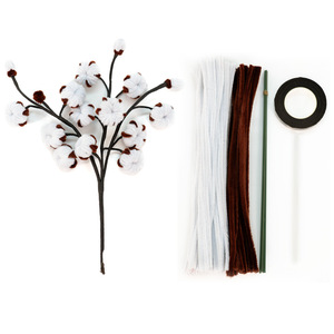 Bolsa de Material de Ramas de Poliéster con Varillas Retorcidas para Manualidades DIY, Simulación de Ramos de Flores de Peluche y Plantas, Decoración del Hogar para <span class=keywords><strong>BROS</strong></span> - Product Image 5