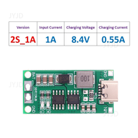 Placa de Carga Rápida para Baterías de Litio Tipo C 2S 3S 4S para Celdas de Polímero de Litio 18650 de 8.4V 12.6V 16.8V