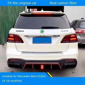 Adatto per Mercedes-Benz GLE SUV COUPE 16-19, Kit in Fibra di Carbonio Stile <span class=keywords><strong>B</strong></span> Modificato per Paraurti Anteriore e Posteriore - Product Image 4