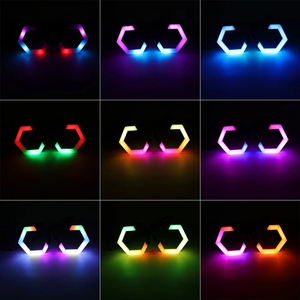 Anillos LED Hexagonales para Coche, Ojos de Ángel, RGB, Coloridos, con Intermitentes, Ámbar Amarillo, 70mm 80mm 85mm 90mm - Product Image 4
