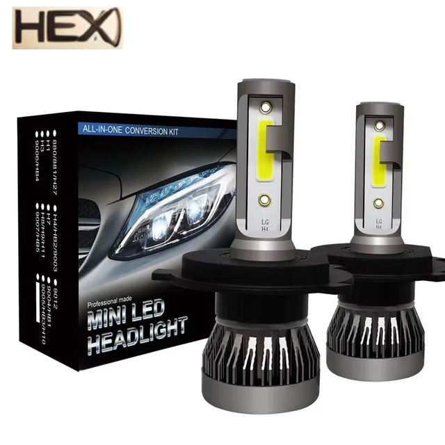 Mini F2 COB Car Light H7 LED Headlight Bulb H1 H3 H4 H8 H9 H11 H13 Headlamps Kit 9005 HB3 9006 HB4 9012 880 881 Auto LED Lamp