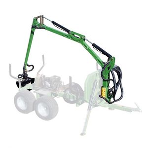 Remolque forestal RIMA de pluma <span class=keywords><strong>recta</strong></span> y grúa Z con acero de alta calidad y estructura optimizada para agricultores y silvicultores - Product Image 1
