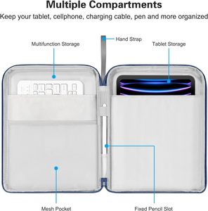 Custodia Promozionale Semplice Monocolore per Tablet da 9-<span class=keywords><strong>11</strong></span> <span class=keywords><strong>Pollici</strong></span> con Maniglia - Product Image 3