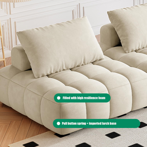 Nuevo Sofá Modular Seccional de Lujo Moderno Estilo Nube, Sofá Combinado Resistente y Compacto, Muebles para Sala de Estar, Decoración del Hogar - Product Image 4