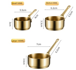 ถ้วยซอสสแตนเลส 304 หนาพิเศษ ขนาด 60/80/100 มล. พร้อมหูจับ สำหรับใส่ซอสหรือเครื่องปรุงรส - Product Image 3