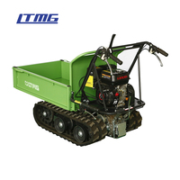 LTMG Petit Dumper à prix réduit 300kg 500kg Mini Dumper à chenilles manuel électrique pour le transport forestier à vendre