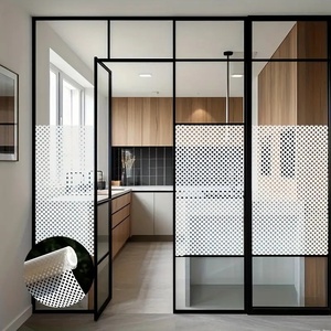 Autocollants 3D opaques électrostatiques en matériau PET à pois noirs <span class=keywords><strong>Film</strong></span> de fonctions anti-pollution anti-déflagrant - Product Image 5