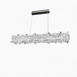 Lámparas Colgantes Modernas de Cristal K9 con Lujo Nórdico PM, Luces LED para Sala de Estar, Blanco Cálido, Alto Brillo, Protección Ocular - Product Image 3