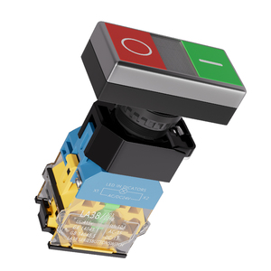 220VAC LA38-11BH hai đầu ánh sáng nút 22mm 1no1nc Đồng IP40 vít thiết bị đầu cuối đầy đủ chiếu sáng tối đa hiện tại 10A - Product Image 5