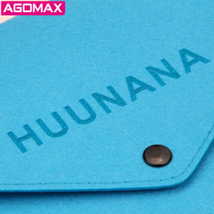 Carpeta de Fieltro Azul Grisácea Portátil, Resistente a Desgarros y al Desgaste, Tamaño A4, Organizador de Archivos de Oficina - Product Image 4