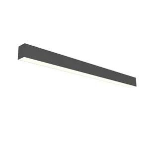 Lampadario lineare moderno 4Ft 8Ft Led a sospensione lineare a nido d'ape soffitto esagonale lampada a sospensione centro commerciale sala da biliardo