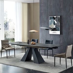 <span class=keywords><strong>Tavolo</strong></span> da Pranzo GEDO Design Moderno Quadrato Espandibile <span class=keywords><strong>Allungabile</strong></span> <span class=keywords><strong>in</strong></span> <span class=keywords><strong>Marmo</strong></span> <span class=keywords><strong>Bianco</strong></span> - Product Image 3