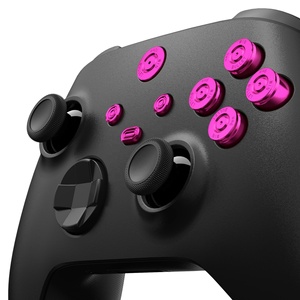 Botón Metálico 8 en 1 de Aluminio Morado Abxy Action Home Start Back Share EXtremeRate para Control de Xbox Series X S - Product Image 4
