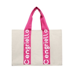 Wholesale Fashion New Trending Shopping Organic Custom Cotton Canvas Luxury Women's <b>Tote</b> <b>Bags</b> - Product Image 2