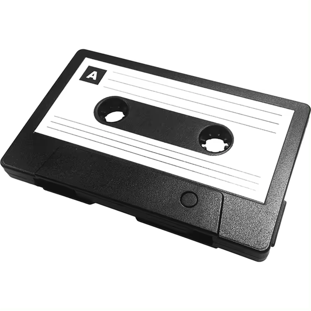 Promotional Plastic USB Flash Drives in Cassette Tape Shape 2GB 4GB 8GB 16GB Capacities Personalized 2.0/3.0 Wholesale Pendrives