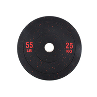 Discos de Goma para Pesas de Competición, Coloridos, de 5-25 kg con Opciones en Libras para Entrenamiento de Fuerza en Gimnasios Comerciales