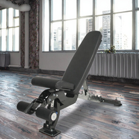 Banc de musculation inclinable et déclinable Guli Fitness FID, équipement de salle de sport OEM, banc d'exercices avec roues, banc de musculation pour abdominaux