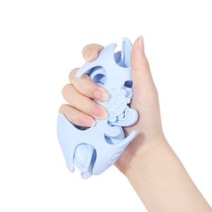 Balle de dentition 3D pour bébé, en Silicone de qualité alimentaire, pour nourrissons de 0 à 24 mois, jouet de dentition unisexe - Product Image 2