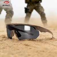 Lunettes tactiques à marque privée, résistantes au vent et au sable, avec sangle réglable, monture TR90 pour la conduite et le tir