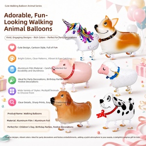 Palloncino Gonfiabile in Alluminio a Forma di Animale Cartoon, Regalo per la Festa dei Bambini - Product Image 1