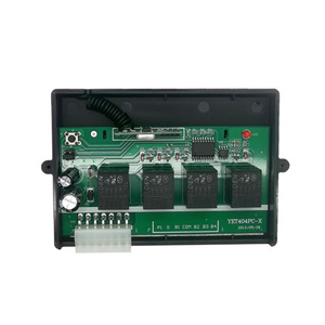 <span class=keywords><strong>YET404PC</strong></span> 12V/24V 315/433.92Mhz Contrôleur de porte automatique ABS 4 canaux avec récepteur inclus - Product Image 2