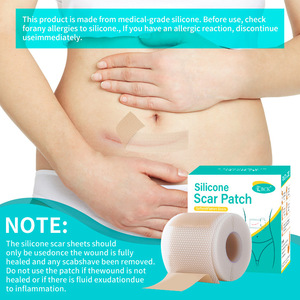 Láminas de Silicona Transparente de Grado Médico, Libres de Alcohol y Antisépticas, para el Cuidado de Quemaduras y Cicatrices Postquirúrgicas - Product Image 2