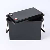Boîtier de batterie au plomb-lithium 12V 180Ah à visser, étanche pour extérieur, pour stockage d'énergie, alimentation électrique, en plastique