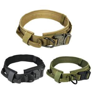 Boucle métallique robuste réglable à dégagement rapide Politie K9 Collier de chien tactique en nylon pour dressage de chien solide et durable - Product Image 2