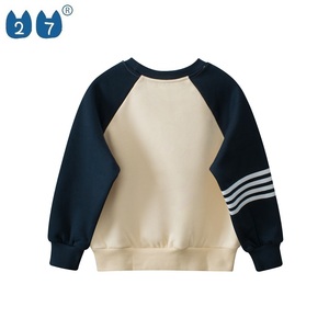 Ensemble deux pièces pour garçons, nouvelle collection automne, <span class=keywords><strong>sweat</strong></span>-shirts en molleton sans capuche, vente en gros - Product Image 4