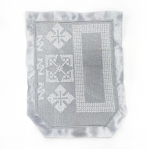 Patch ethnique africain de luxe, broderie au point de croix, badge, motif géométrique traditionnel, applique pour la décoration de caftans, robes et vêtements - Product Image 5