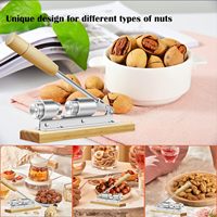 Outil d'ouverture de noix de macadamia, casse-noix pour noix de pécan, noix de hickory, amandes et noisettes, machine à éplucher et à casser les cacahuètes et les amandes