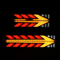 Feu arrière LED directionnel (flèche) avec fonctions Stop, Frein, Clignotant et DRL, 33cm 46cm 24V, pour Camion et Remorque Européens, Étanche