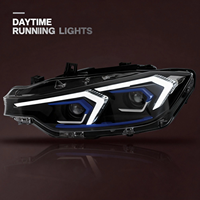 Nuevos Faros Delanteros LED para BMW Serie 3 F30 F31 F35 2012-2018, Estilo Ikon, DRL con Ojos de Ángel, 8000K, Accesorios Automotrices