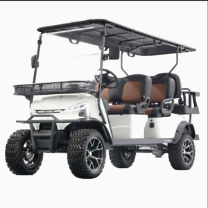 6 Seater Electric <b>Golf</b> Cart with Lithium Battery 24km/h Max Speed & 300kg Load Capacity-Wholesale for Sale - Product Image 4