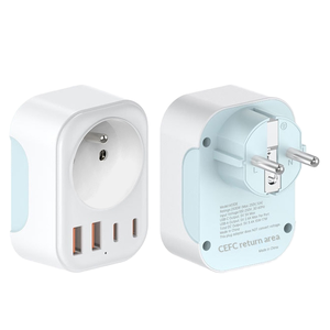 Adaptateurs de Prise EU vers US/UK/Australie & <span class=keywords><strong>Convertisseur</strong></span> de Voyage EU vers France Fabriqué en Chine Sans Wi-Fi - Product Image 1