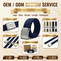 Ceinture en nylon sans trous pour homme, ceinture à sangle réglable avec boucle métallique automatique, ceinture tactique personnalisée avec logo pour tous les jours et les activités de plein air
