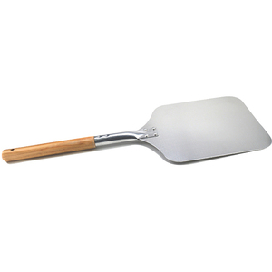 Accesorios de Cocina Personalizados, Paleta para Pizza de Grado Alimenticio, Espátula, Bandeja de Transferencia, Elevador con Mango de Madera de Caucho, 12 x 14 Pulgadas - Product Image 5
