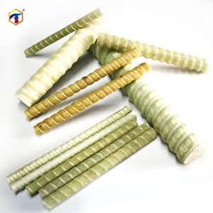 Lightweight High Strength Fiberglass <strong>Rebar</strong> FRP <strong>Rebar</strong> With Threads For Building Construction - Product Image 2