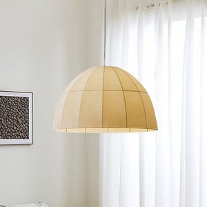 Japanese Style Fabric Pendant <b>Light</b> Round E27 Energy Saving Lamp For Living Room Bedroom <b>Dining</b> Room Home Decor - Product Image 4