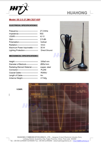 Antennes Cobra HF CB27-65P pour radioamateur 27 MHz Funkgerat haute fréquence CB Radio <span class=keywords><strong>Yeasu</strong></span> Radio émetteur-récepteur Communication - Product Image 6